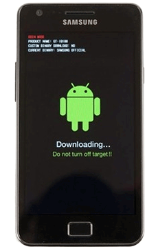 An example of how the note 3 might look in download mode 