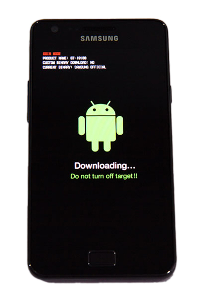 An Android Phone In Download Mode