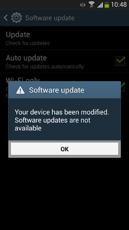 Software-update-fail-rooted