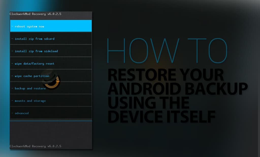 How to restore a backup of your Android phone using just the device itself