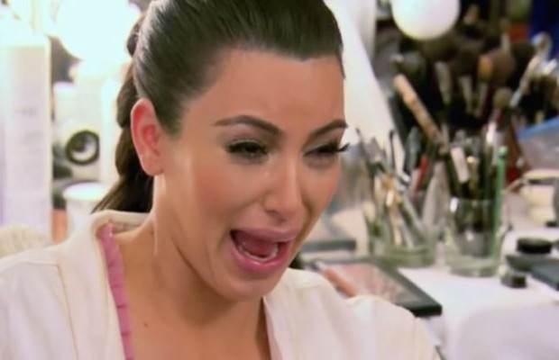 kim kardashian crying as a result of a ransomware attack